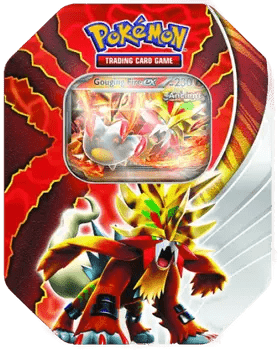 Pokemon Paradox Destinies Tin - Gouging Fire - EternaCards