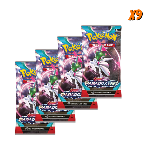 Pokemon Paradox Rift Booster Pack Bundle (9 Packs) . - Eterna Cards