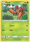 Pokemon Paras 4/68 Hidden Fates Normal
