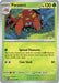 Pokemon Parasect 047/165 SV: Scarlet & Violet 151 Normal - EternaCards