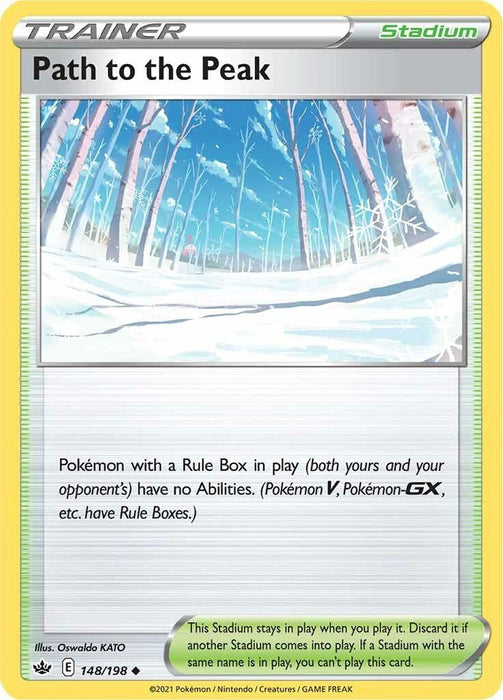 Pokemon Path to the Peak 148/198 SWSH06: Chilling Reign Reverse Holo - EternaCards