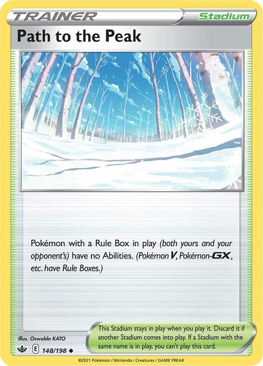 Pokemon Path to the Peak 148/198 SWSH06: Chilling Reign Reverse Holo - EternaCards