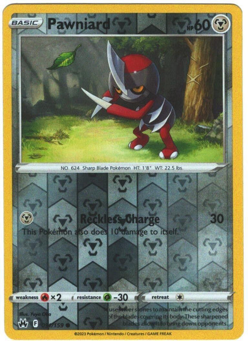 Pokemon Pawniard (91) 091/159 SWSH: Crown Zenith Normal - Eterna Cards