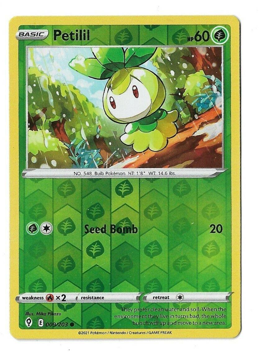 Pokemon Petilil 009/203 SWSH07: Evolving Skies Normal
