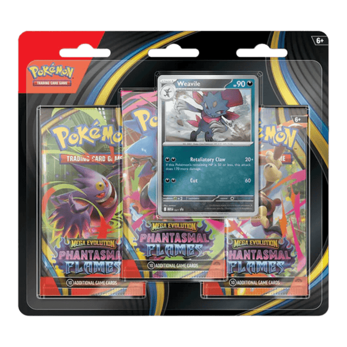 Pokemon Phantasmal Flames 3 - Pack Blister (Weavile) - EternaCards