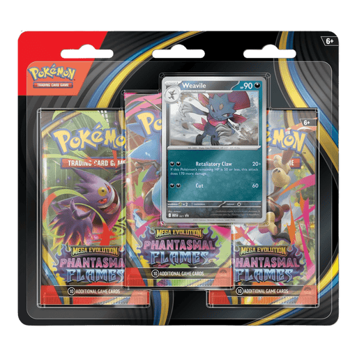 Pokemon Phantasmal Flames 3 - Pack Blister (Weavile) - EternaCards