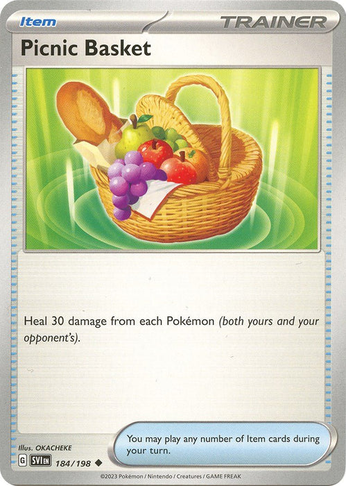Pokemon Picnic Basket 184/198 SV01: Scarlet & Violet Base Set Reverse Holo - EternaCards