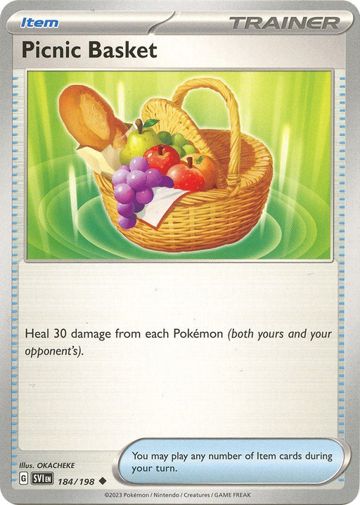 Pokemon Picnic Basket 184/198 SV01: Scarlet & Violet Base Set Reverse Holo - EternaCards