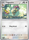 Pokemon Pidgeotto 163/197 SV03: Obsidian Flames Reverse Holo