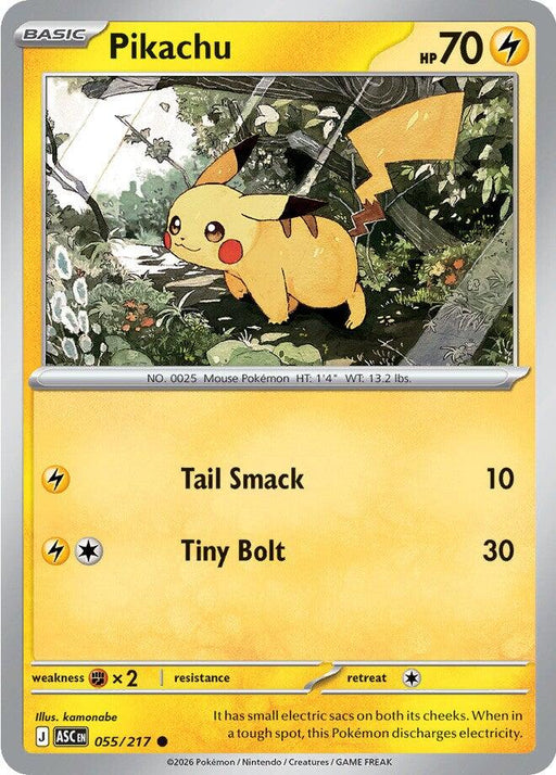 Pokemon Pikachu 055/217 ME: Ascended Heroes Normal - EternaCards