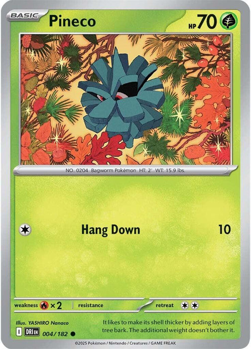 Pokemon Pineco 004/182 SV10: Destined Rivals Normal - EternaCards
