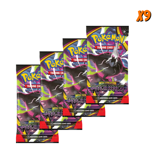 Pokemon Pitch Black Booster Pack Bundle (9 Packs) - EternaCards
