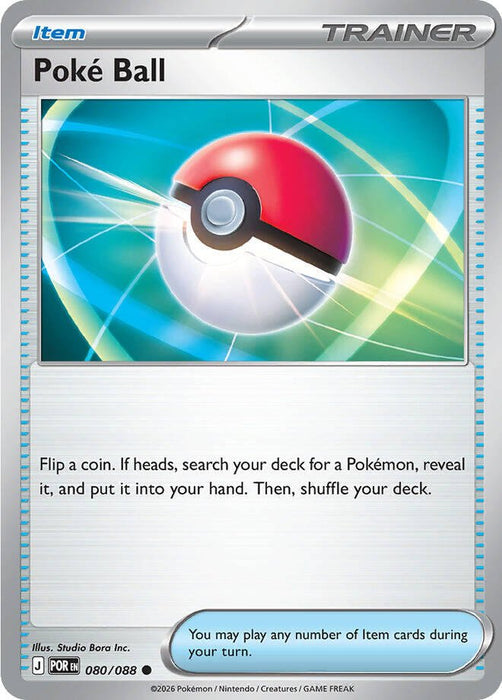 Pokemon Poke Ball 080/088 ME03: Perfect Order Reverse Holofoil - EternaCards