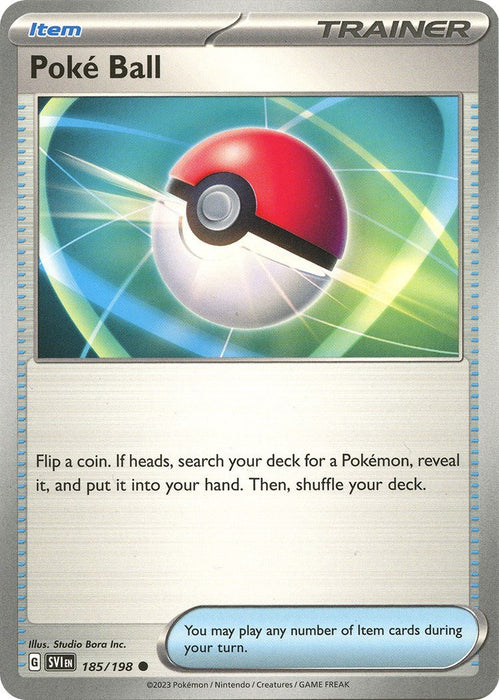 Pokemon Poke Ball 185/198 SV01: Scarlet & Violet Base Set Reverse Holo - EternaCards