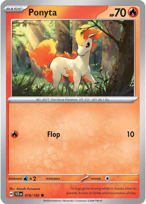 Pokemon Ponyta 019/142 SV07: Stellar Crown Normal - EternaCards