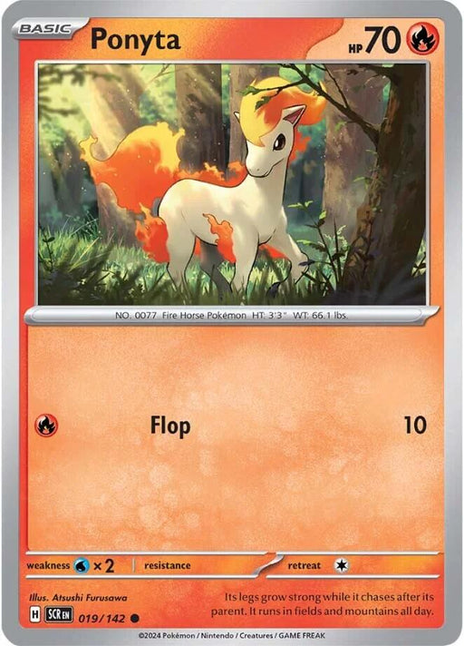 Pokemon Ponyta 019/142 SV07: Stellar Crown Normal - EternaCards