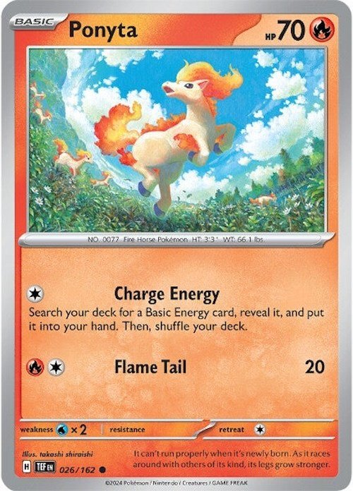 Pokemon Ponyta 026/162 SV05: Temporal Forces Normal - EternaCards