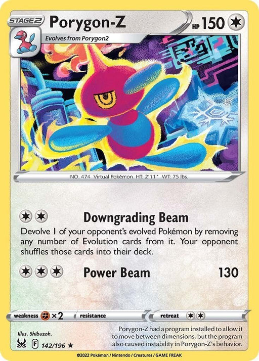 Pokemon Porygon-Z 142/196 SWSH11: Lost Origin Normal - EternaCards