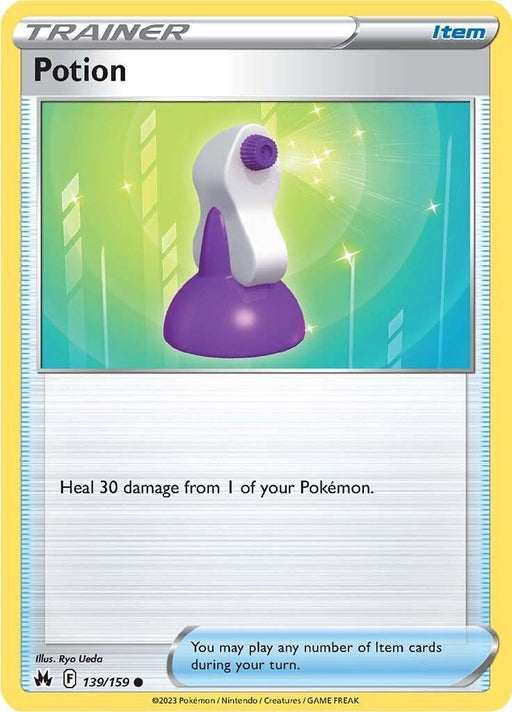 Pokemon Potion 139/159 SWSH: Crown Zenith Reverse Holo - EternaCards