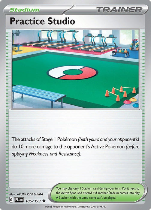 Pokemon Practice Studio 186/193 SV02: Paldea Evolved Reverse Holo - EternaCards