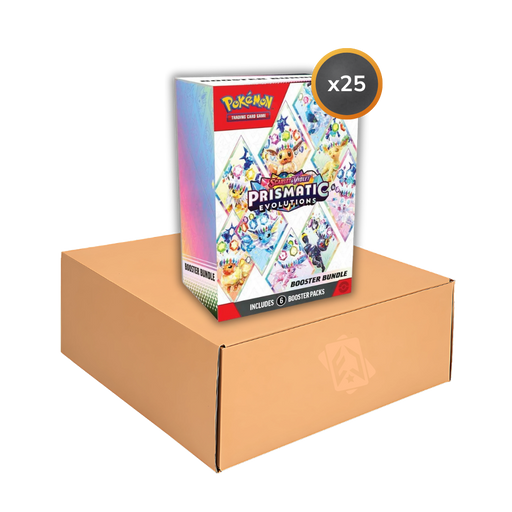 Pokemon Prismatic Evolutions Booster Bundle Sealed Case (x25)﹒ - EternaCards