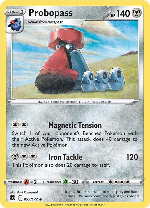 Pokemon Probopass 099/172 SWSH09: Brilliant Stars Normal - EternaCards