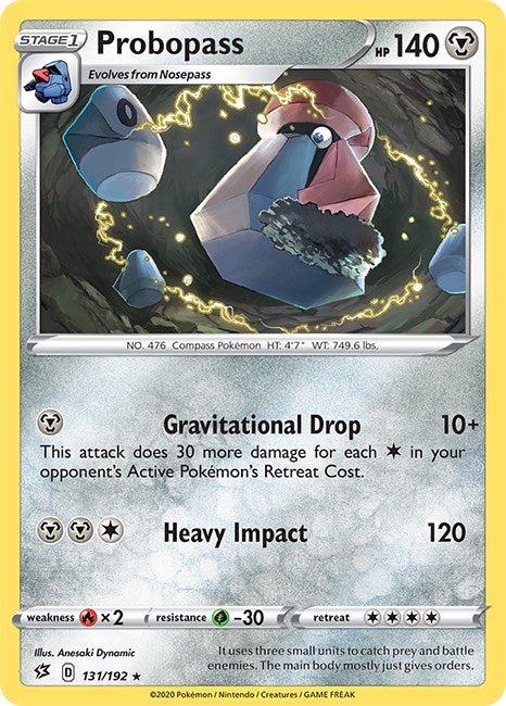 Pokemon Probopass 131/192 SWSH02: Rebel Clash Normal - Eterna Cards