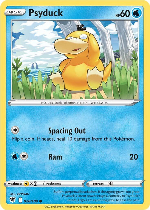 Pokemon Psyduck 028/189 SWSH10: Astral Radiance Normal - EternaCards