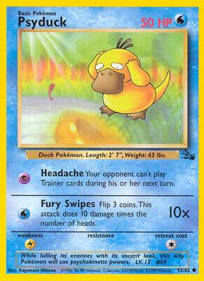 Pokemon Psyduck 53/62 Fossil Unlimited - Eterna Cards