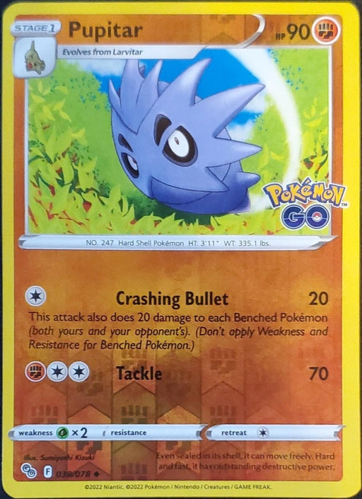 Pokemon Pupitar 038/078 Pokemon GO Normal - Eterna Cards