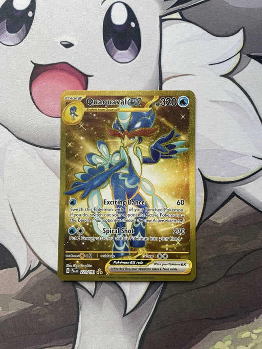 Pokemon - Quaquaval EX 273/193 - Paldea Evolved - Gold Hyper Rare - EternaCards