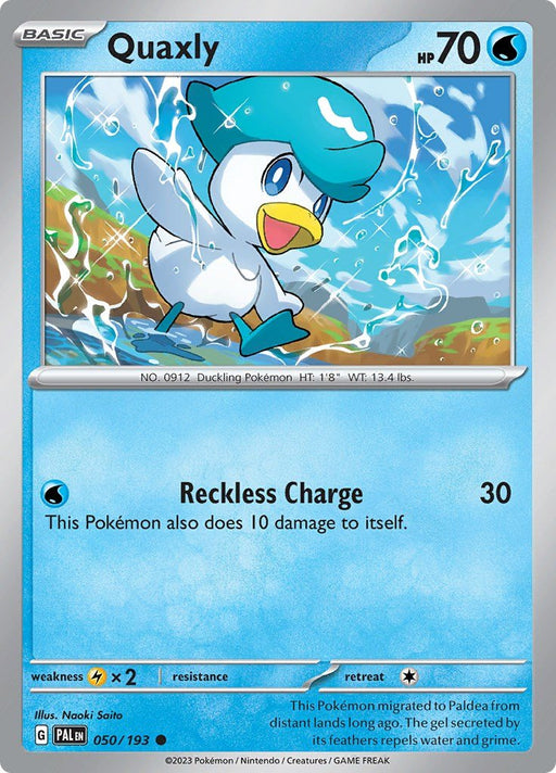 Pokemon Quaxly - 050/193 050/193 SV02: Paldea Evolved Normal - EternaCards