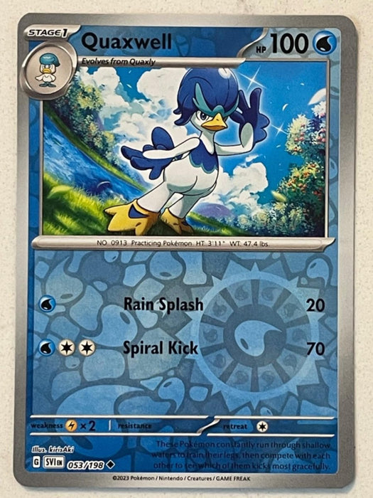 Pokemon Quaxwell 053/198 SV01: Scarlet & Violet Base Set Normal - Eterna Cards