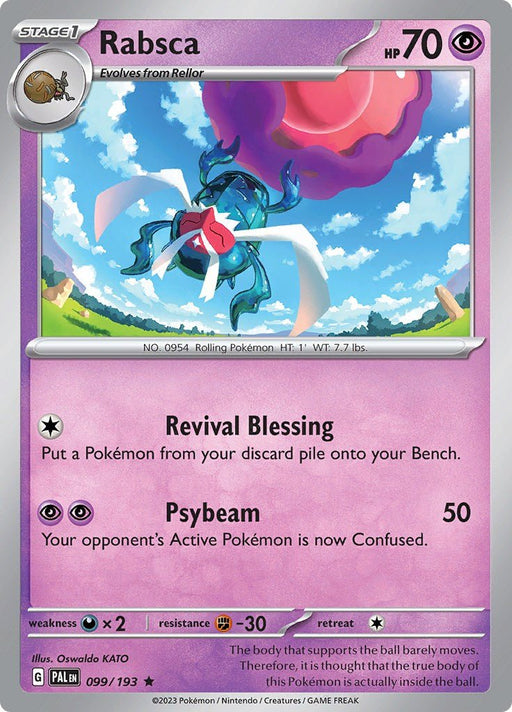 Pokemon Rabsca - 099/193 099/193 SV02: Paldea Evolved Holo - EternaCards
