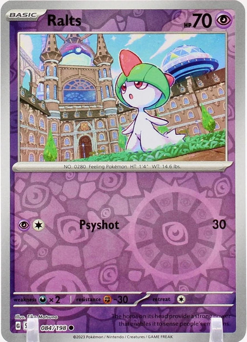 Pokemon Ralts - 084/198 SV01: Scarlet & Violet Base Set Normal - Eterna Cards