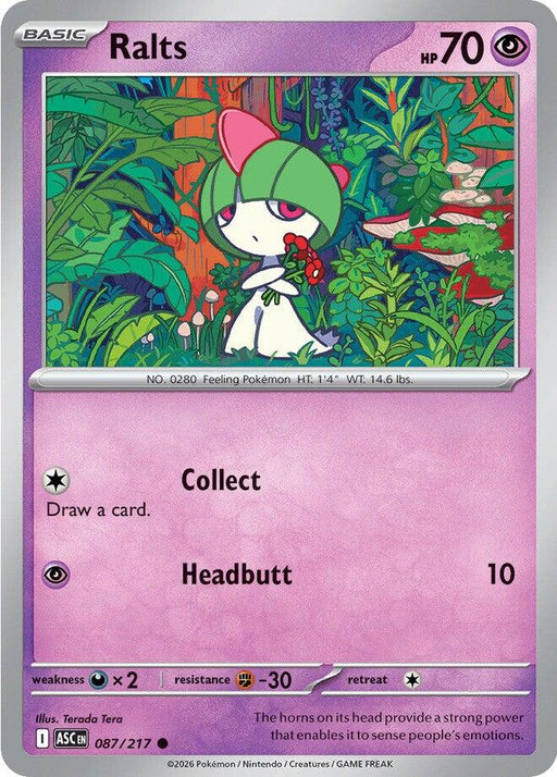 Pokemon Ralts 087/217 ME: Ascended Heroes Normal - EternaCards