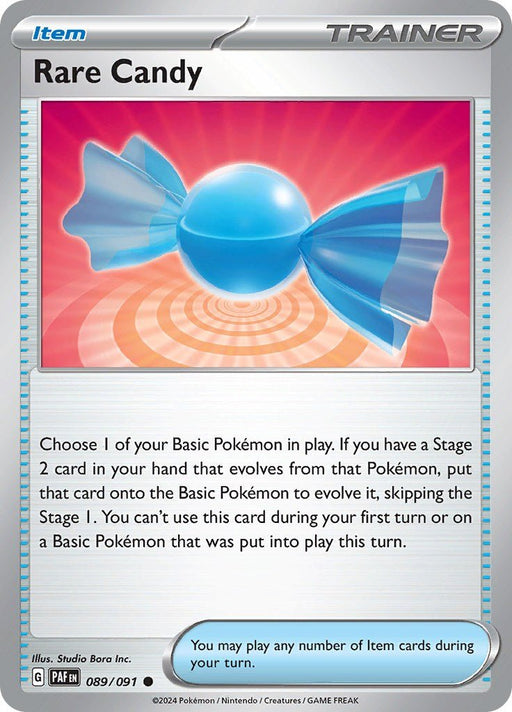 Pokemon Rare Candy 089/091 SV: Paldean Fates Reverse Holo - EternaCards