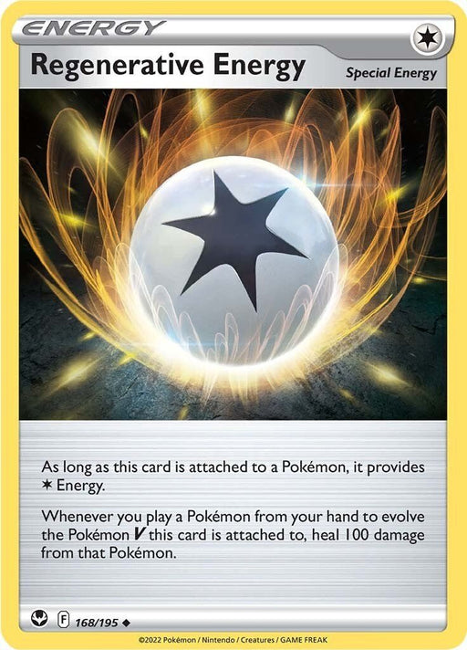 Pokemon Regenerative Energy 168/195 SWSH12: Silver Tempest Reverse Holo - EternaCards