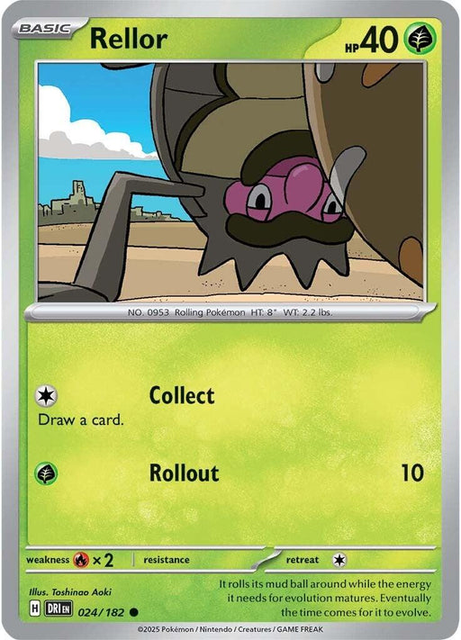 Pokemon Rellor 024/182 SV10: Destined Rivals Reverse Holo - EternaCards