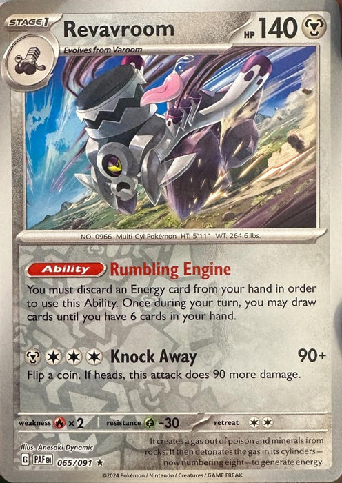 Pokemon Revavroom - 065/091 SV: Paldean Fates Holo - Eterna Cards