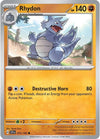 Pokemon Rhydon 075/142 SV07: Stellar Crown Reverse Holo