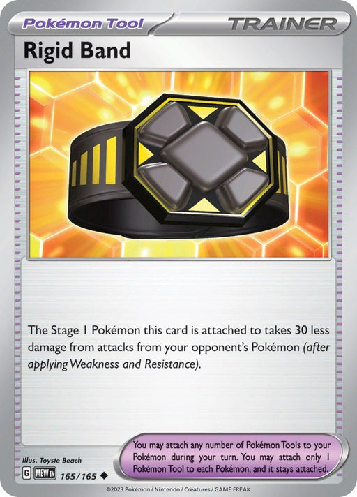 Pokemon Rigid Band 165/165 SV: Scarlet & Violet 151 Reverse Holo - EternaCards