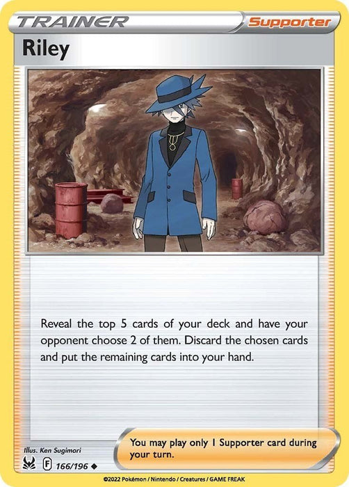 Pokemon Riley 166/196 SWSH11: Lost Origin Reverse Holo - EternaCards