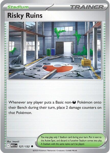 Pokemon Risky Ruins 127/132 ME01: Mega Evolution Reverse Holo - EternaCards