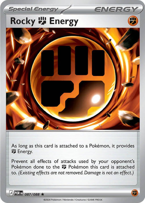 Pokemon Rocky Fighting Energy 087/088 ME03: Perfect Order Holo - EternaCards