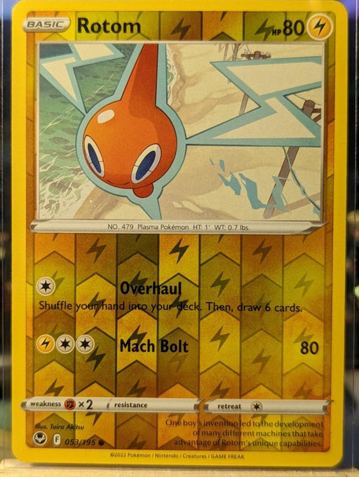 Pokemon Rotom 053/195 SWSH12: Silver Tempest Normal - Eterna Cards