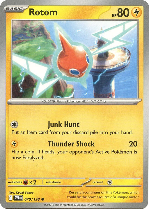 Pokemon Rotom - 070/198 070/198 SV01: Scarlet & Violet Base Set Reverse Holo - EternaCards