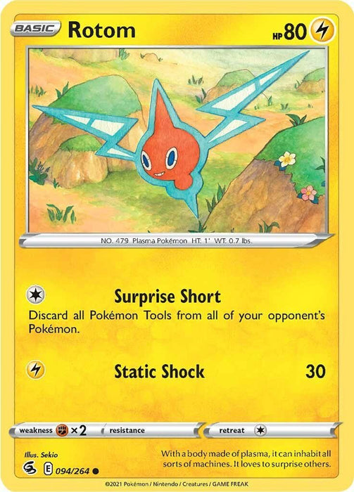 Pokemon Rotom 094/264 SWSH08: Fusion Strike Normal - EternaCards
