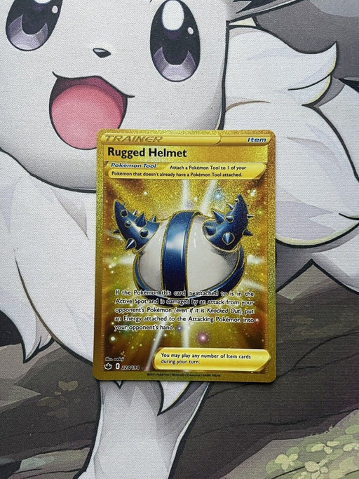 Pokemon - Rugged Helmet - 228/198 - Chilling Reign - Secret Rare - EternaCards