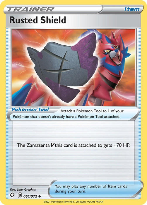 Pokemon Rusted Shield 061/072 Shining Fates Reverse Holo - EternaCards